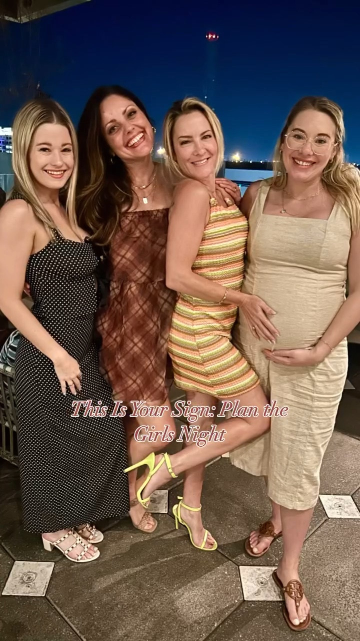 First Wives Club 
We clean up nice… but we also get a little spicy and a little dirty (margaritas and martinis—mine’s with tequila, obviously).
.
Girls night at Sparrow Rooftop was unreal—gorgeous views, nonstop laughs, and the best crew of ride-or-die wives.
.
Shoutout to my cutest pregnant friend for keeping it classy with the mocktails—they even had a spicy one she loved! The spicy margarita was a hit too.
.
Wore the funnest babydoll dress from VICI—literally perfect for a girls night out.
Use code VICTORIA30 for 30% off, because a good dress is always important… the rest is negotiable.
.
#girlsnightout #stpeterestaurants #vicipartner #momstyle #wifelife

#LTKWedding #LTKFindsUnder50 #LTKShoeCrush
