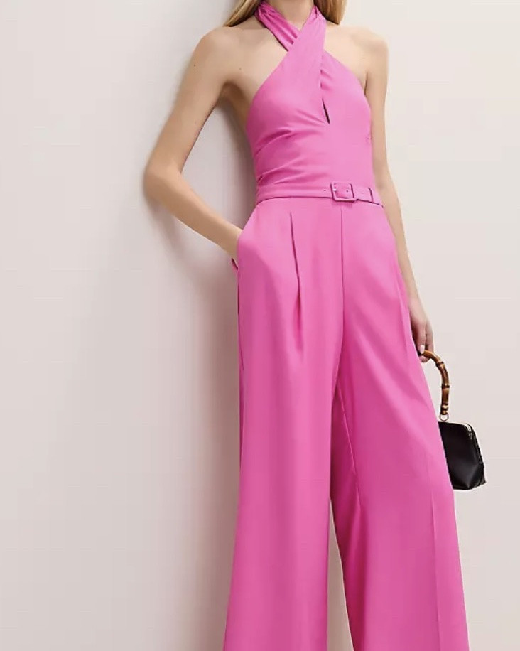 Ann Taylor 40% off! This jumpsuit! 🩷🩷

#LTKSaleAlert #LTKOver40 #LTKWedding