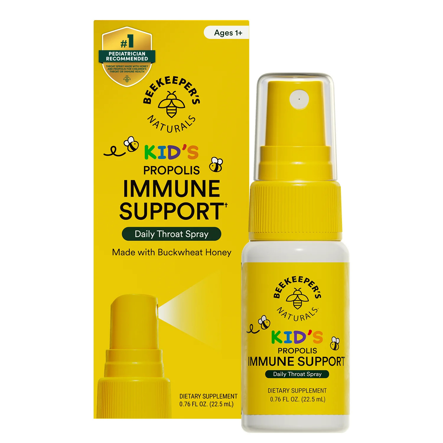 Kids Immune Boosting Propolis Throat Relief Spray, 0.76 fl oz | Walmart (US)