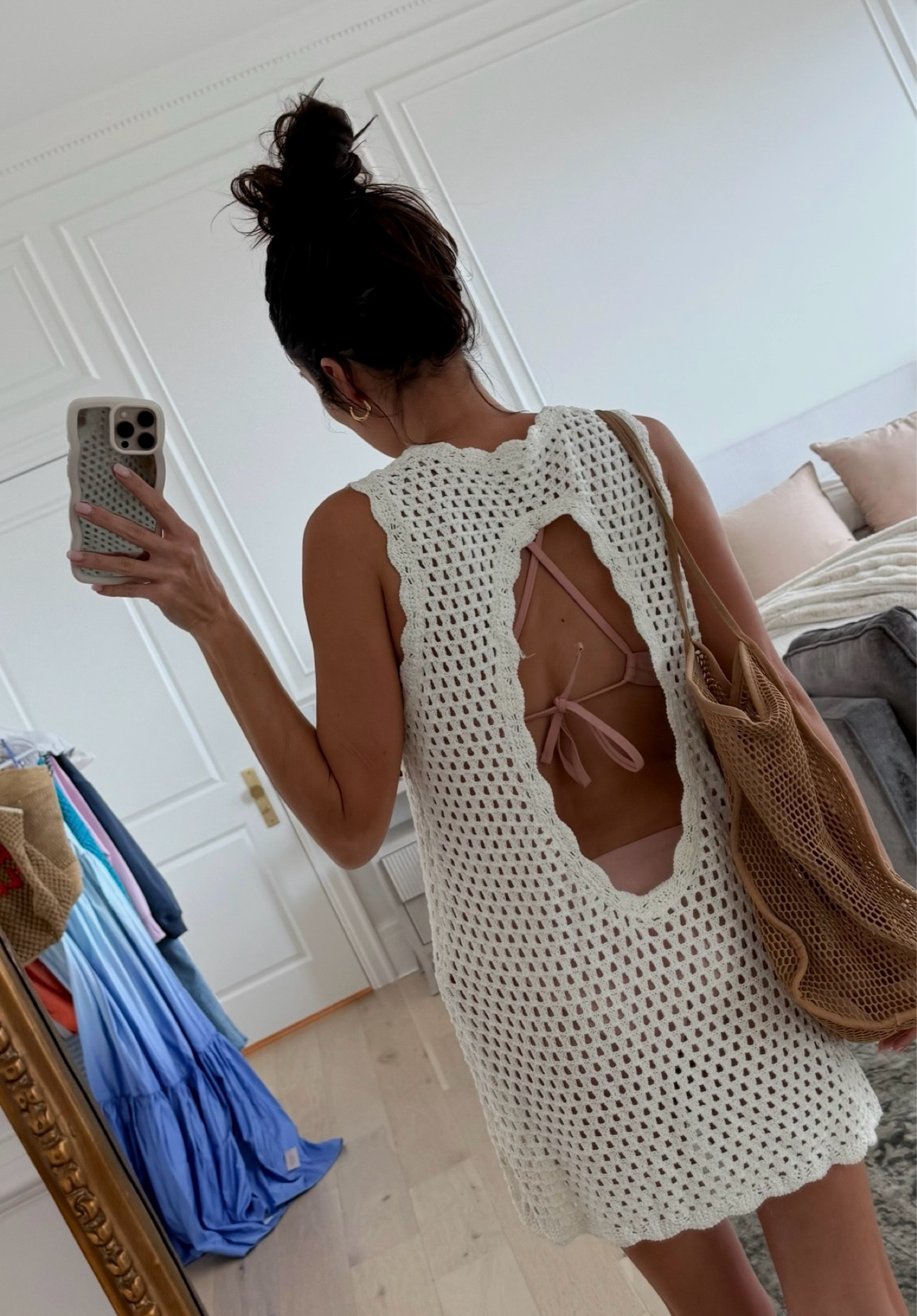 Love the open back detail on this white crochet coverup from Amazon ✨ it’s under $40 and comes in a bunch of colors! 

Swimsuit coverup, beach outfit, vacation outfit, Amazon fashion, crochet coverup, beach bag, mesh beach bag 

#LTKSwim #LTKStyleTip #LTKTravel