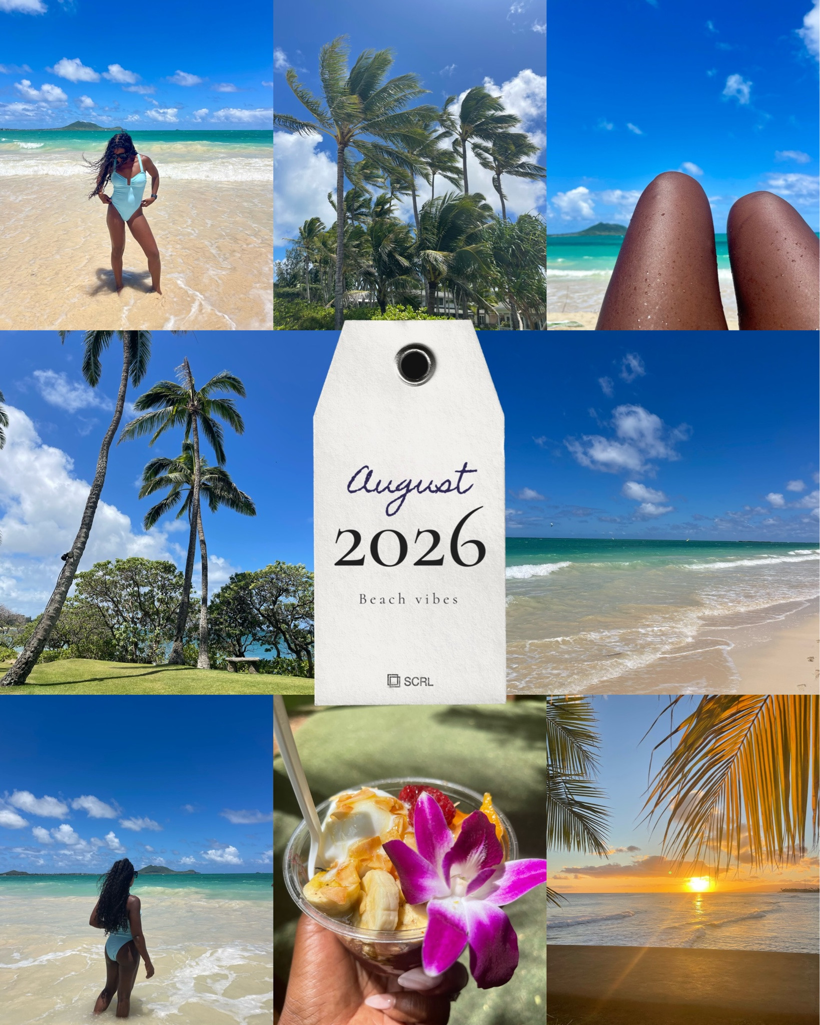 August recap. Beach vibes 🌺🌊🩵🌴

#hawaii🌺