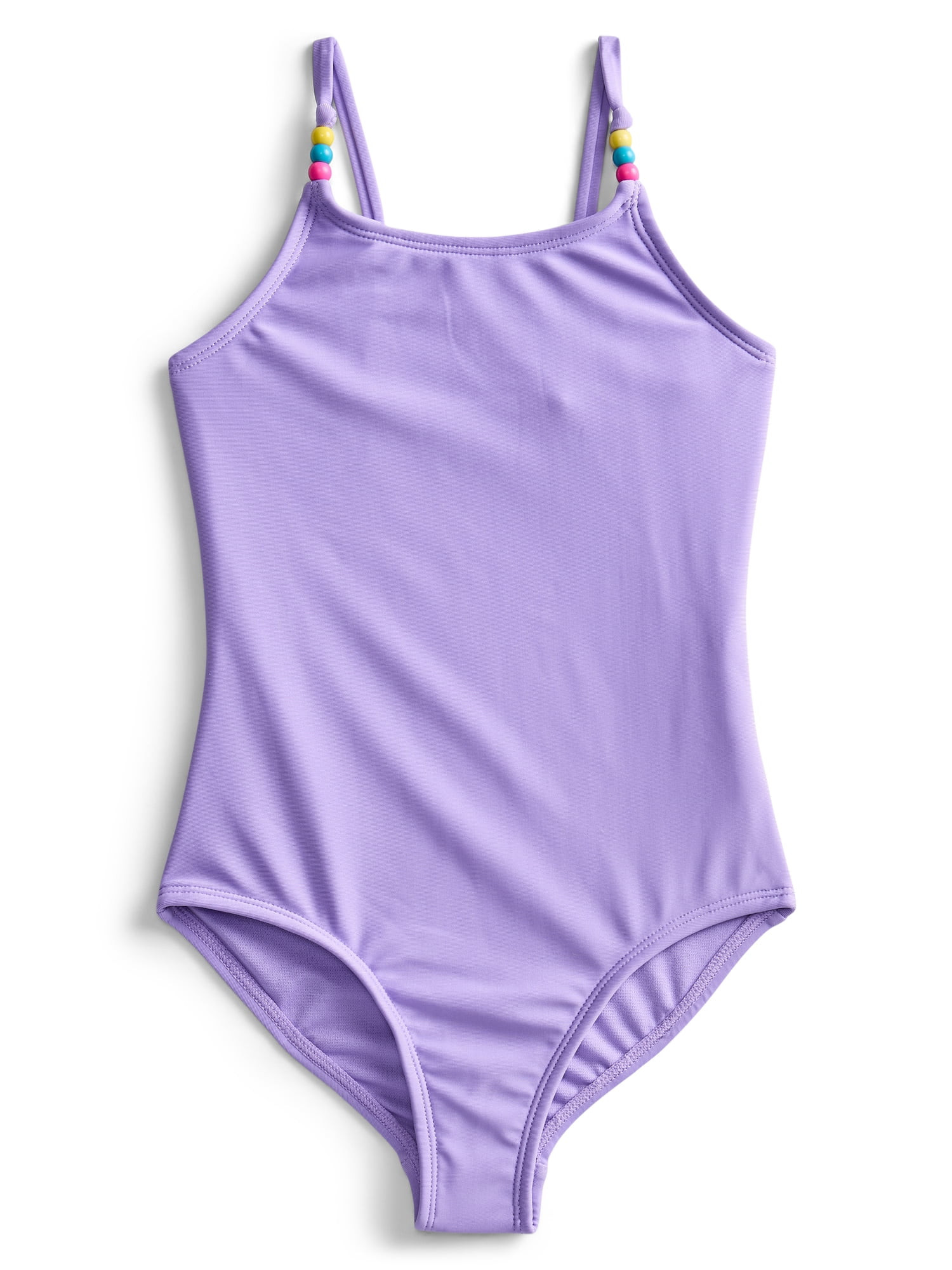 Wonder Nation Girls One-Piece Swimsuit with UPF 50+, Sizes 4-18 & Plus | Walmart (US)