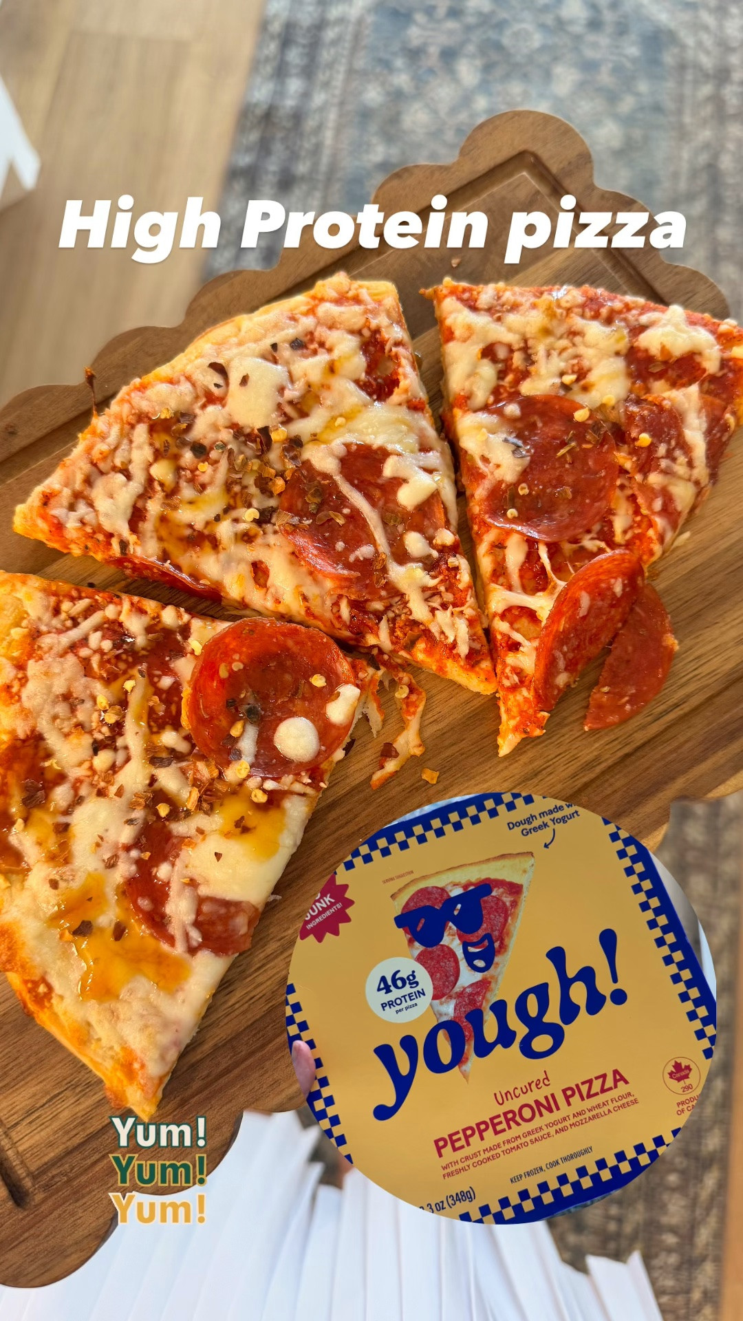 High protein pizza that actually tastes really good and is so easy for busy nights. it’s made with a Greek yogurt crust so it’s packed with protein but still feels like comfort food. Perfect for an easy weeknight meal or when you want something quick but satisfying without sacrificing flavor. Follow me on LTK for daily home, outfit, and easy meal ideas.

#LTKfoodie