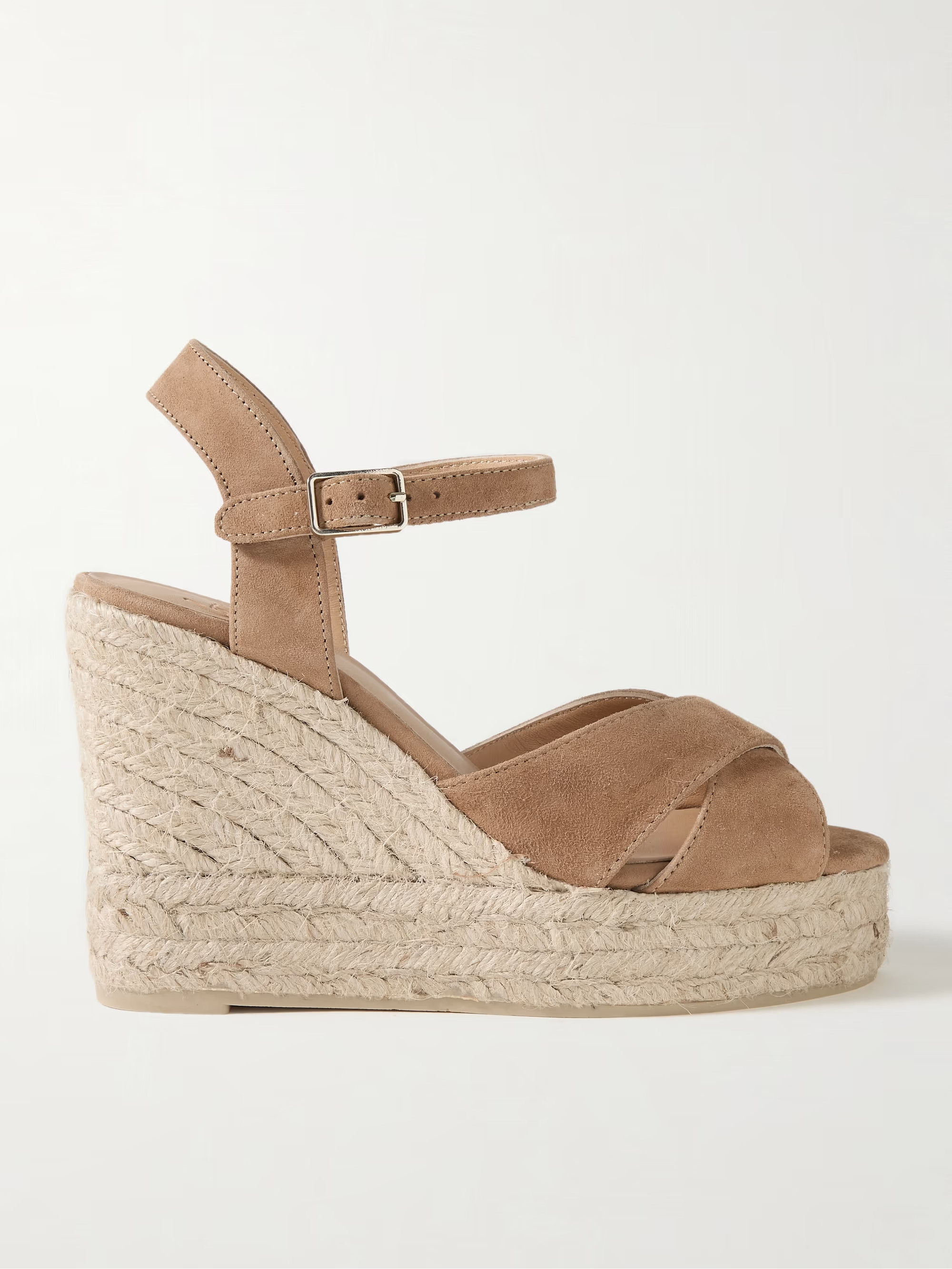 Blaudell 80 suede wedge espadrilles | NET-A-PORTER (US)