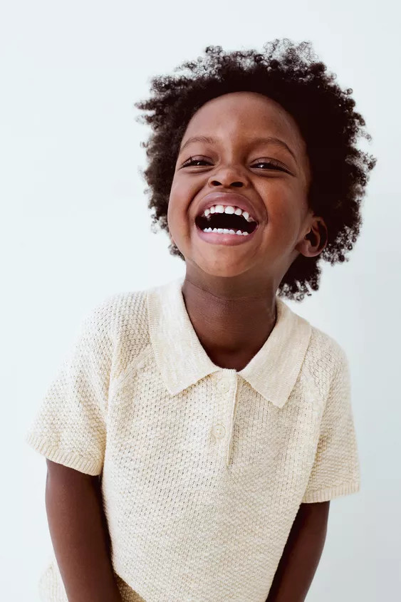 TEXTURED KNIT POLO JUMPER | Zara UK