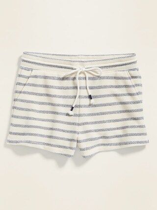 Mid-Rise French Terry Beach Shorts for Women -- 3-inch inseam | Old Navy (US)