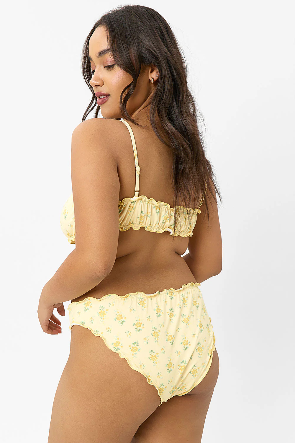 Arabelle Floral Bralette Bikini Top - Honeysuckle | Frankies Bikinis