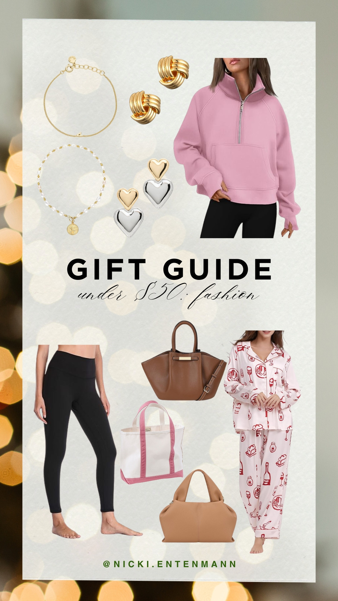 Gift shopping doesn’t always have to be expensive to be thoughtful. I’ve rounded up some super cute fashion finds under $50 that’ll make perfect presents (or a treat for yourself)! 🎁✨                                                                   affordable fashion gifts, budget-friendly fashion, gift ideas under $50, stylish gifts for her, holiday gift guide, trendy fashion finds, chic gift ideas, fashion lovers gifts, gift ideas under $50, fashion gift guide. 

 #LTKGiftGuide #LTKHoliday #LTKFindsUnder50