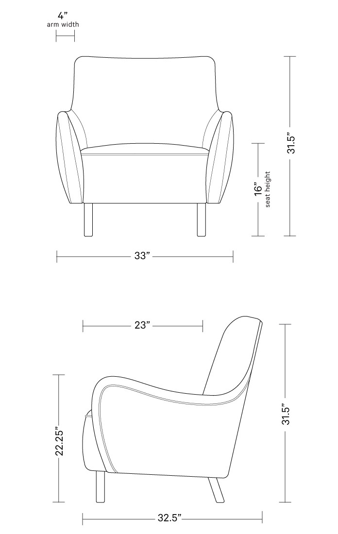 Perry Accent Chair | Interior Define