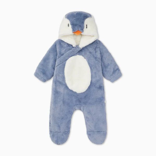 Penguin Faux Fur Pramsuit | Baby Mori
