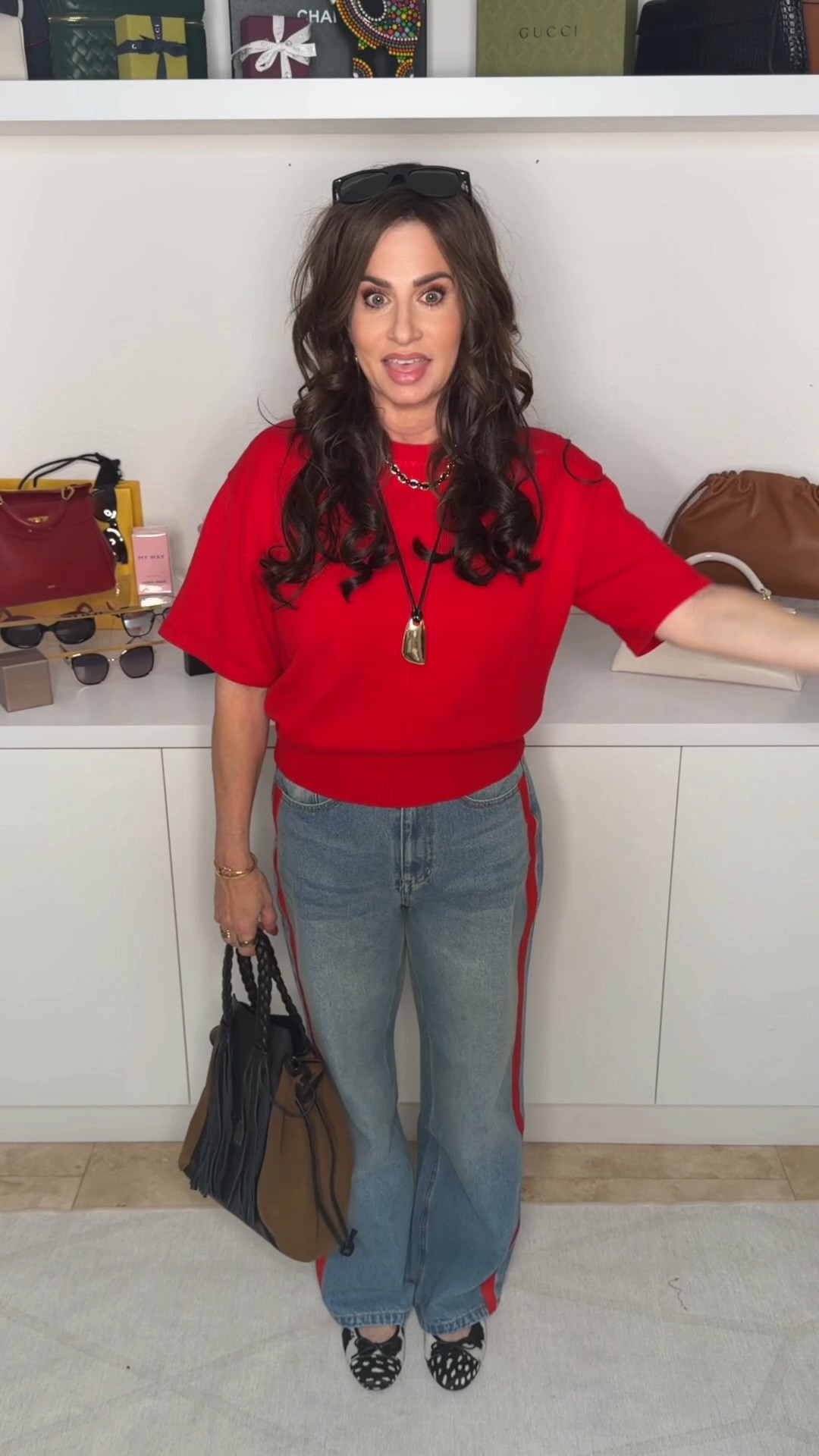 Such a fun everyday look. Top sm , jeans XS . Flats TTS ( and so comfortable) . @Commense

#LTKootd #LTKOver40 #LTKPetite
