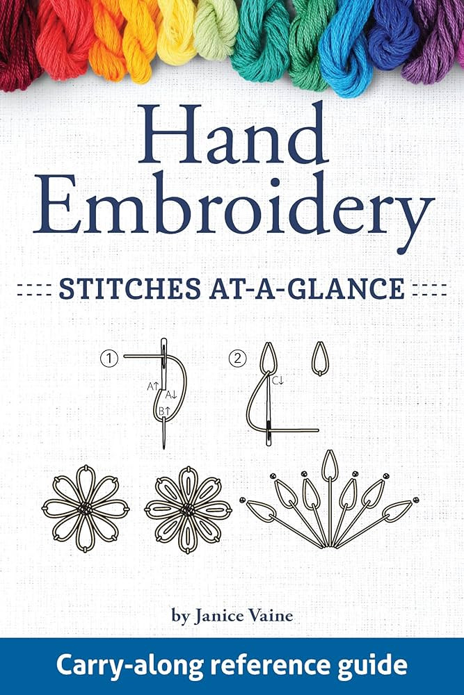 Hand Embroidery Stitches At-A-Glance: Carry-Along Reference Guide (Landauer) Pocket-Size Step-by-... | Amazon (US)