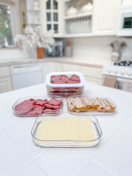 AMAZON FIND! Lunch meat containers get rid of the plastic deli bags & keep your lunch meats neat, tidy, & organized in the fridge  

#LTKFindsUnder50 #LTKHome