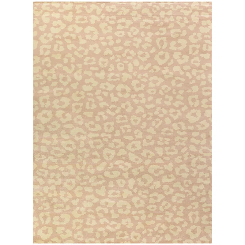Reinoso Animal Print Pink Area Rug | Wayfair North America
