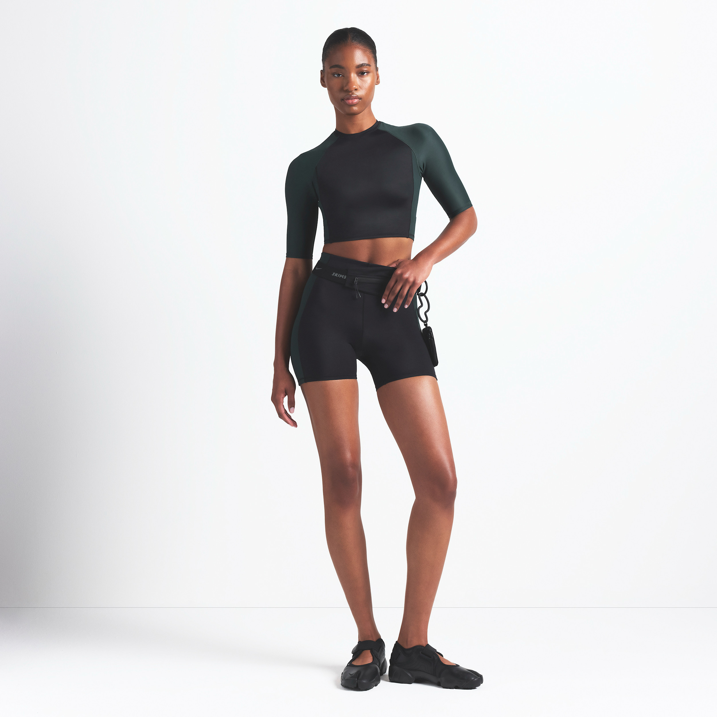 Nike Women's SKIMS Shine High-Waisted 5" Biker Shorts in Black | SHSHO9501W-OBT | Nike (US)