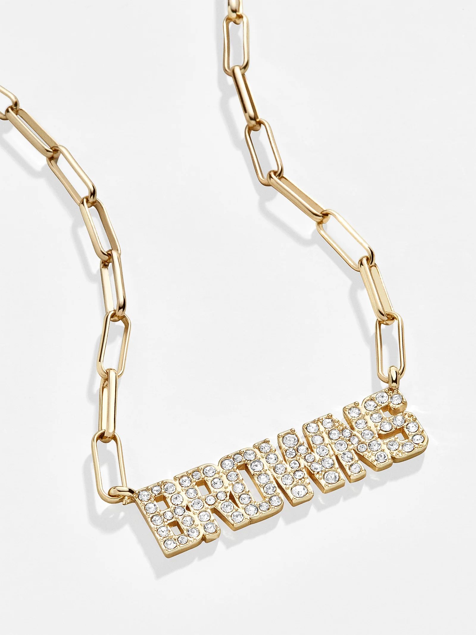 Cleveland Browns NFL Gold Chain Necklace - Cleveland Browns | BaubleBar (US)
