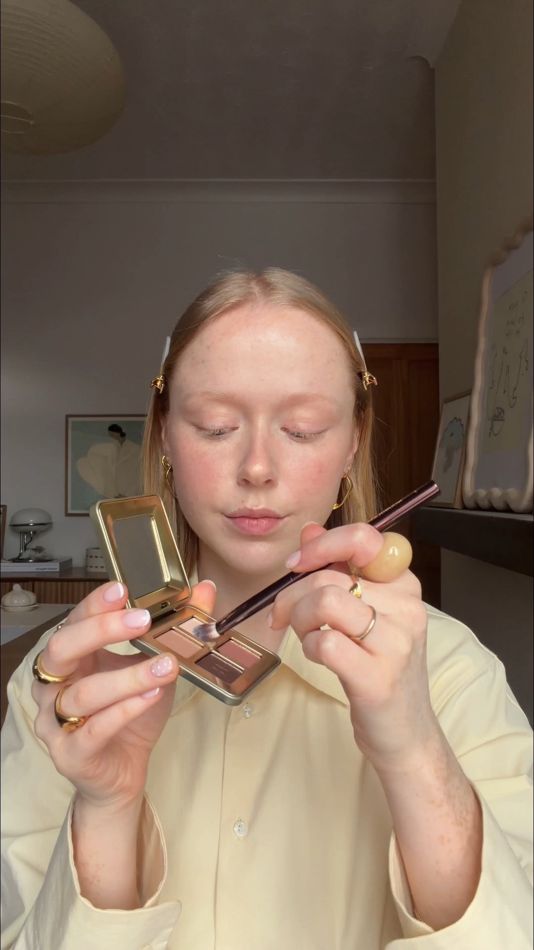 Everyday Make Up, Pale Skin Make Up, Redhead Make Up, SPF, Tower 28, Lancôme, Hourglass, Blush, Saie, MERIT, Highlight, Glow, Lips, Lip Liner, Lip Gloss 

#LTKuk #LTKbeauty #LTKspring