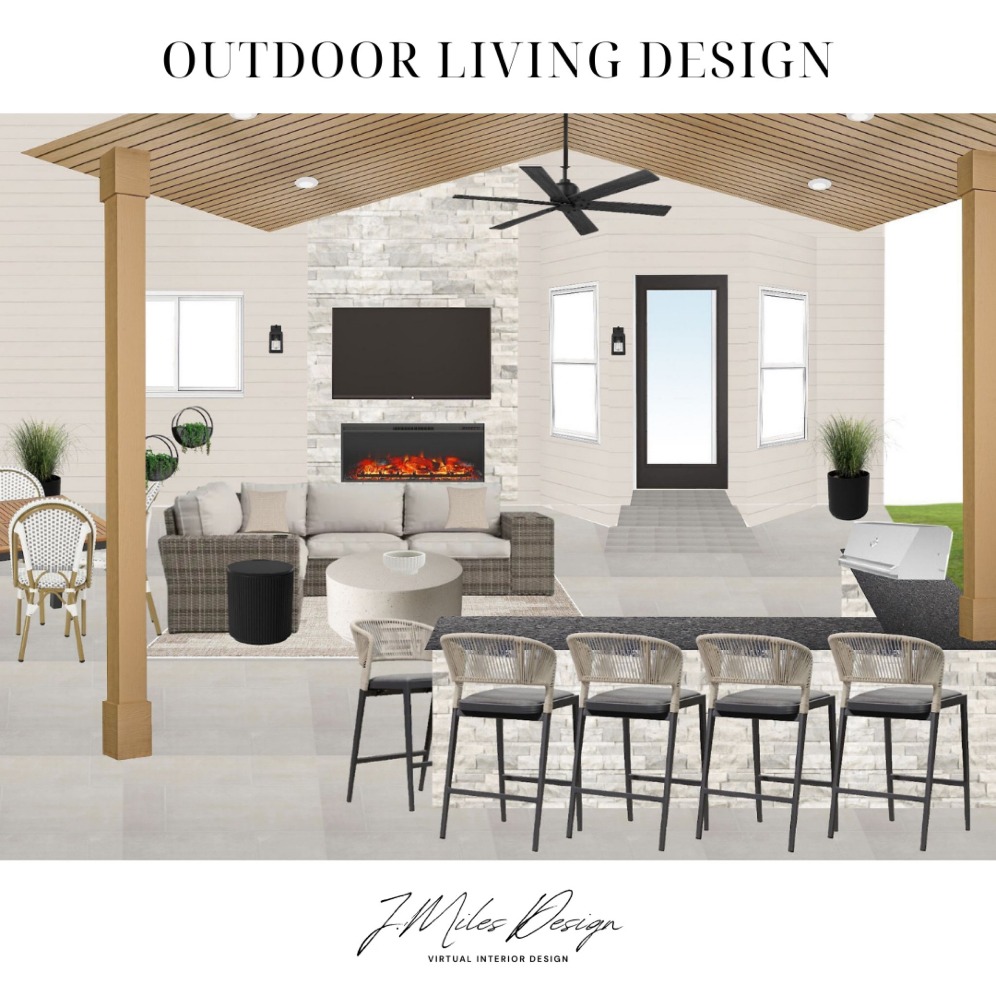 Transform your outdoor space into a cozy, stylish retreat ✨ This modern patio design features a chic mix of textures and sleek pieces, from the comfy sectional to the fire feature that’s perfect for year-round enjoyment.

#LTKHome