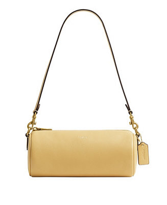Barrel Small Leather Slim Shoulder Bag | Macy's