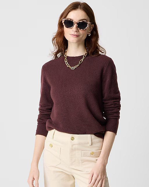 Crewneck sweater in extra-soft yarn | J.Crew Factory