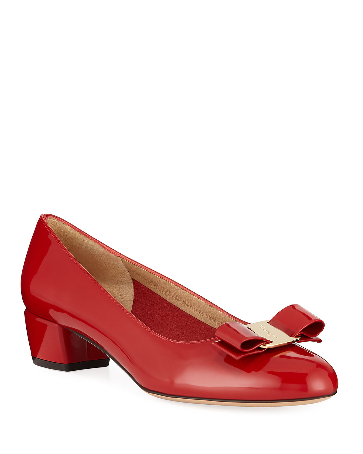 Vara 1 Patent Bow Pumps, Red (Rosso) | Neiman Marcus