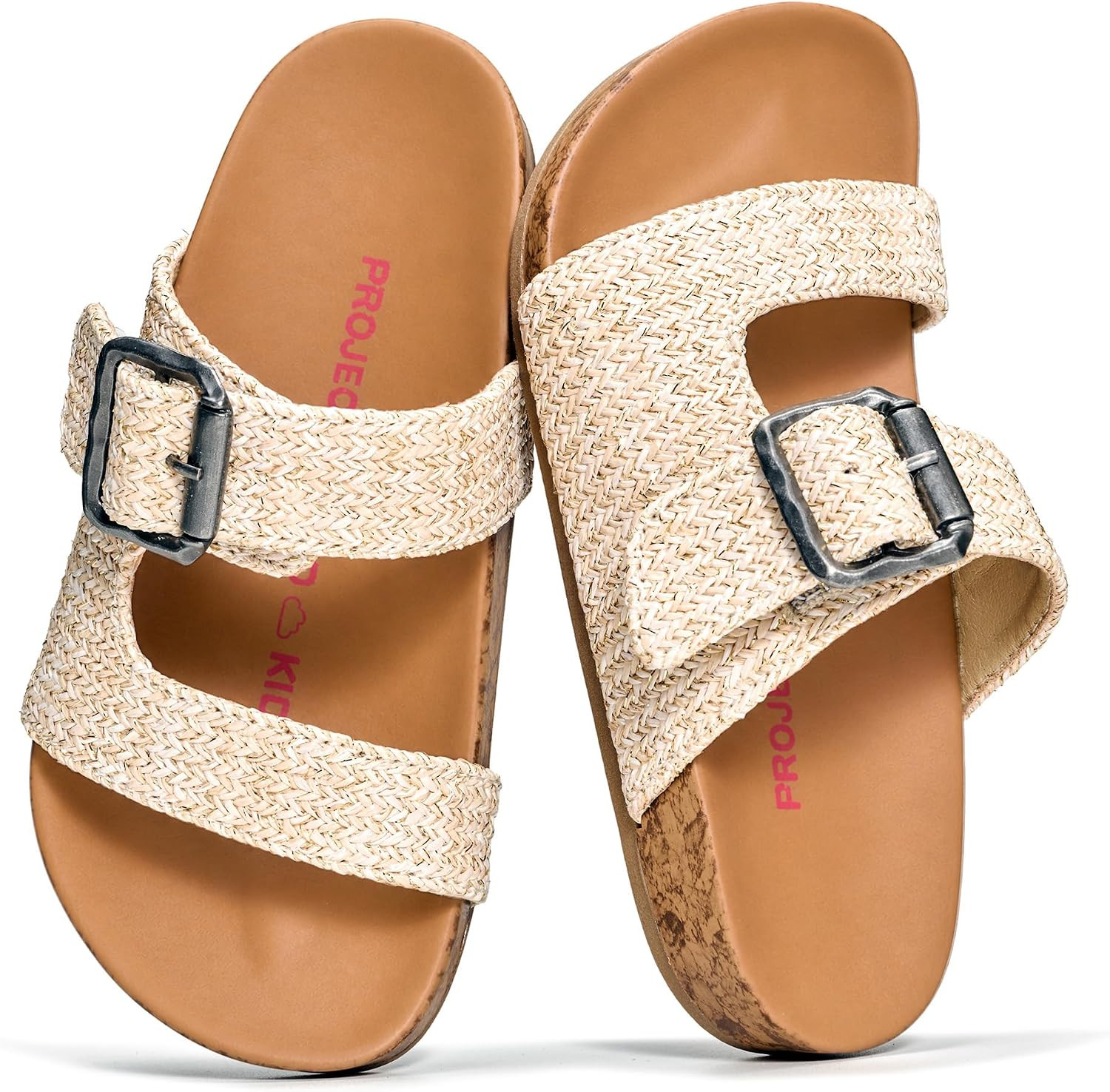 Project Cloud Girls Sandals & Non-Slip Kids Slides with Adjustable Buckle | Amazon (US)