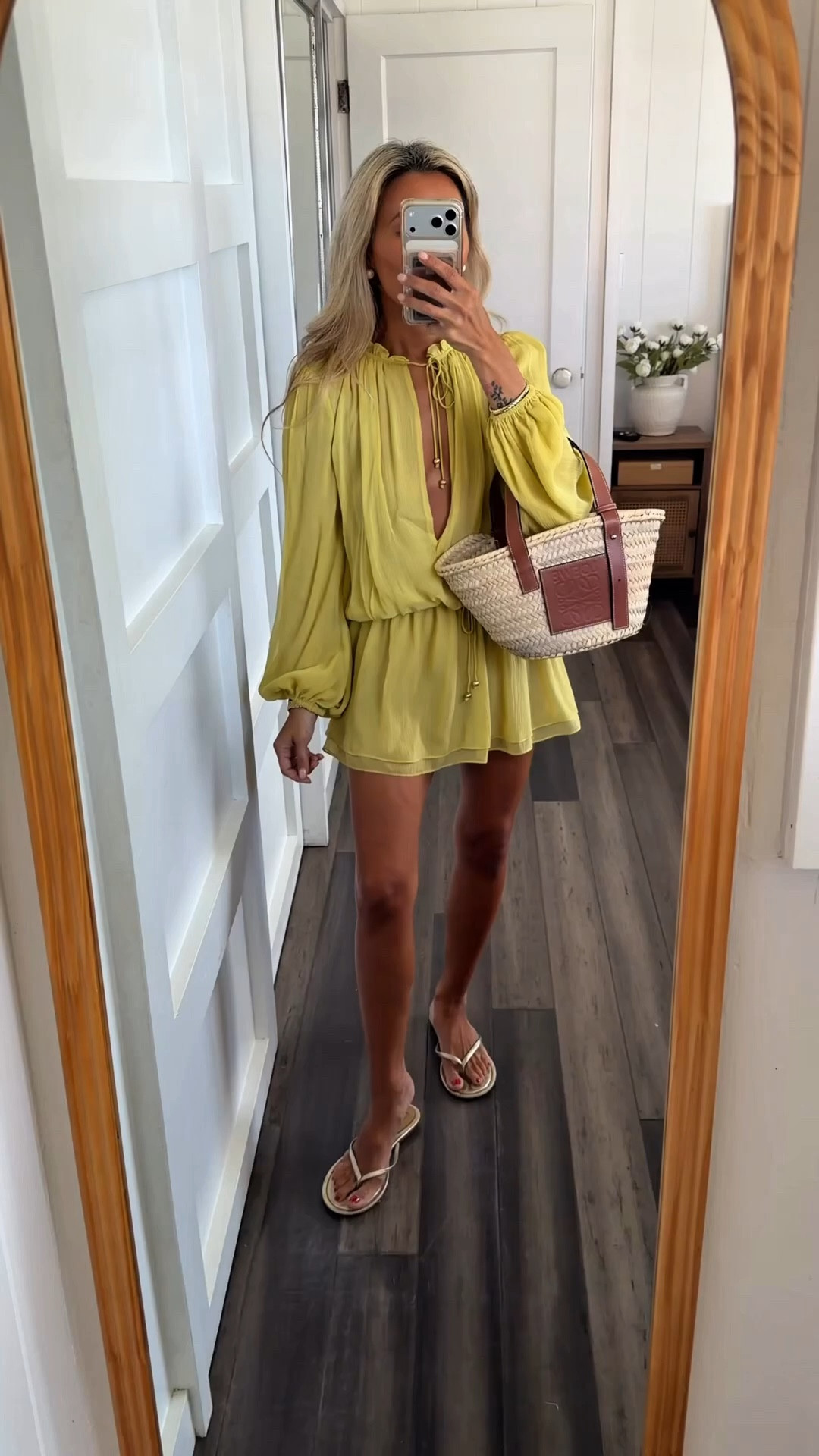 Cutest dress, so flattering, easy and loose! Wearing an xxs. The Row sandals but I linked similar. 🥑🥑🥑

#LTKPetite #LTKOver40 #LTKSeasonal