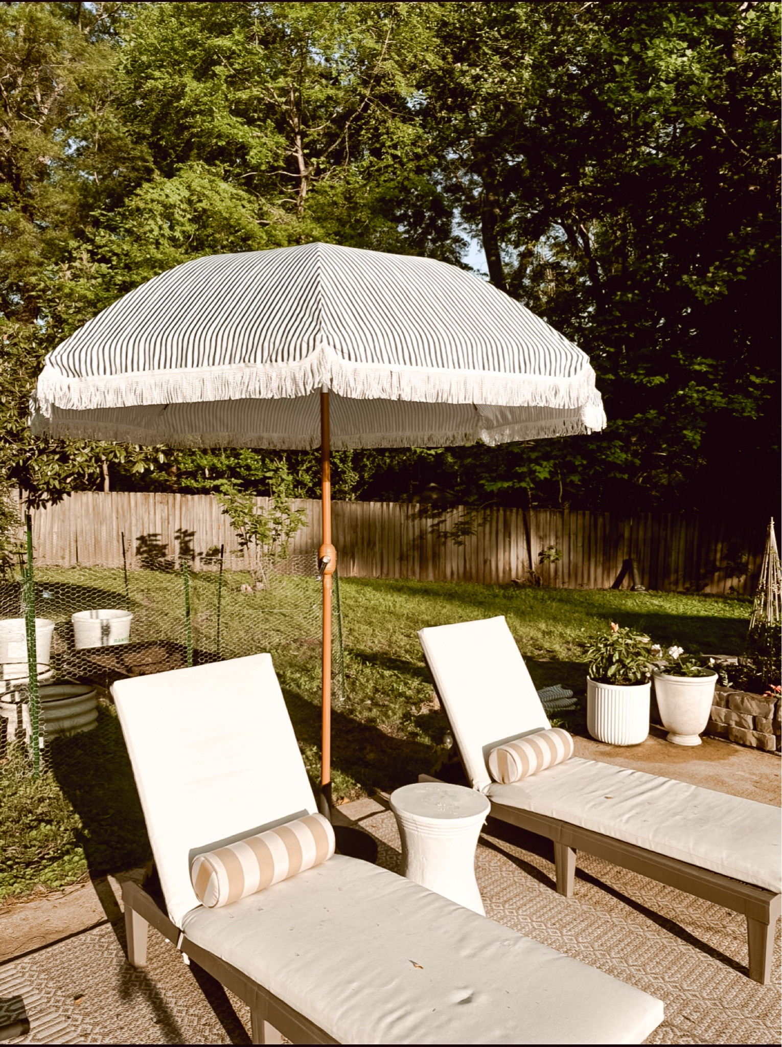 Our new patio umbrella is under $70! A lux look for less. 

#LTKFindsUnder100 #LTKHome #LTKSeasonal