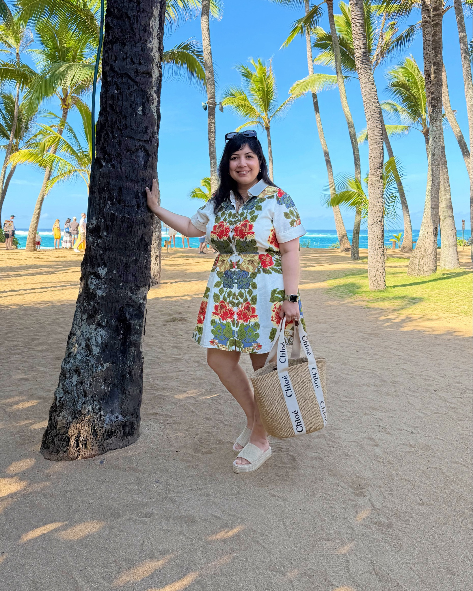 If you’re in Maui, a meal at @mamasfishhouse is a must! We were first introduced to Mama’s Fish House when we were planning our honeymoon 20 years ago and we’ve been back several times since then. The food is wonderful and so, so good! It’s a bit of a drive to get there but well worth the trip. And it’s right on the beach so the scenery is beautiful too! If you’re ever in Maui, definitely add this spot to your list. You won’t be disappointed! 

Cleobella dress size large. BEACH raffia sandals. Chloe raffia tote bag. Prada sunglasses. Kendra Scott necklace.

My husband is wearing a Tommy Bahama polo shirt, Travis Mathew khaki shorts, Olukai flip flop sandals, Maui Jim sunglasses. 

#LTKOver40 #LTKMens #LTKTravel