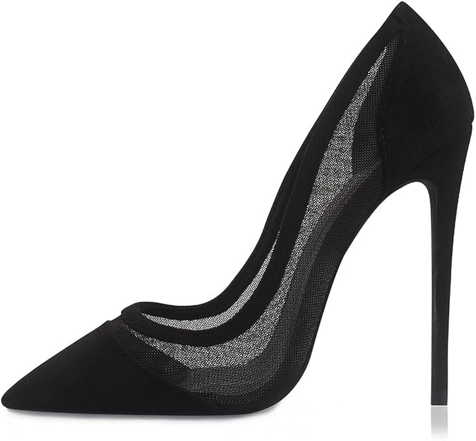 GENSHUO Women's High Heels for Women Classic Pointed Closed Toe Heels Sexy Stiletto Pumps Elegant... | Amazon (US)