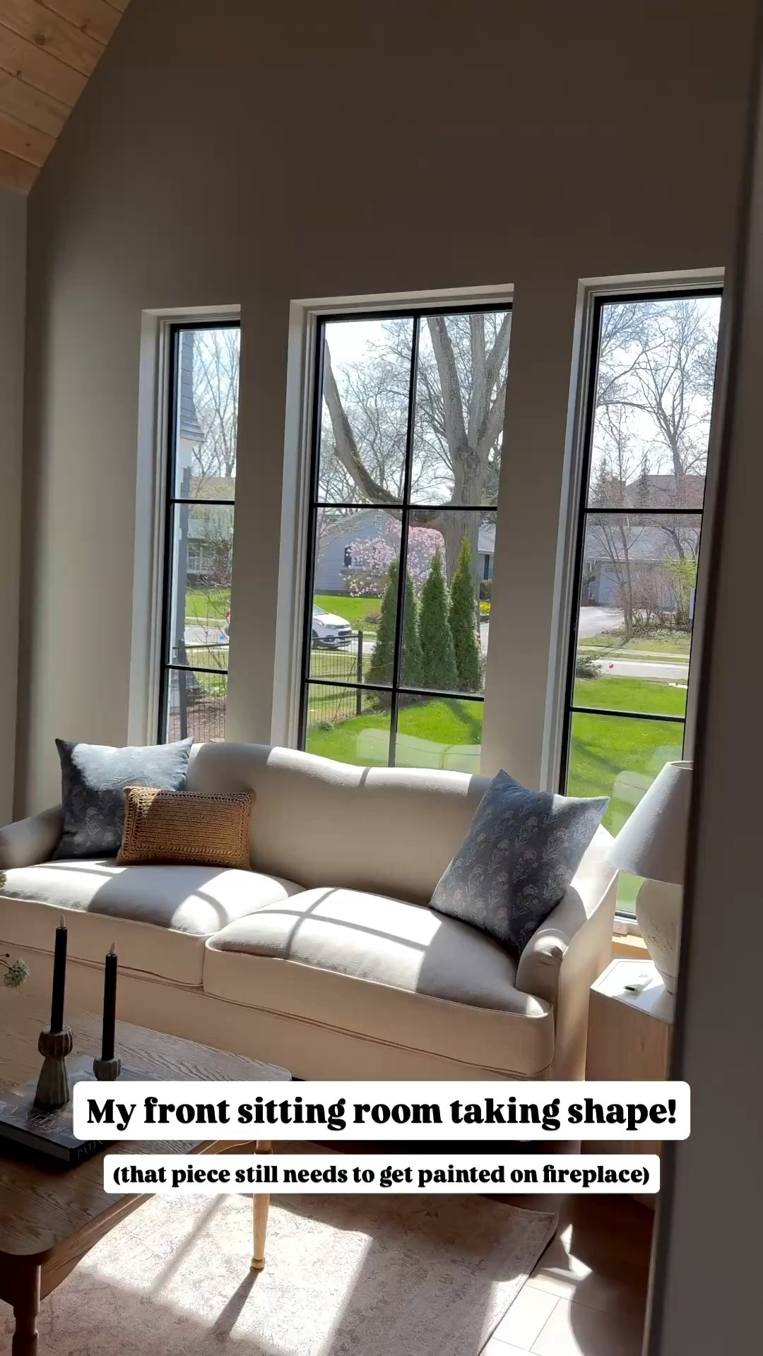 My front sitting room is starting to take shape! Loving these target accent chairs I found that are priced under 300 in are actually comfortable!! also linking the sofa and coffee table both perfect for a small smaller space. 👍🏼

#LTKHome