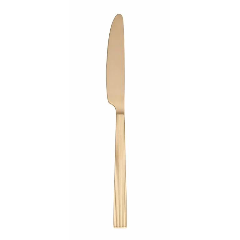 Better Homes and Gardens River Gold Satin Dinner Knife | Walmart (US)