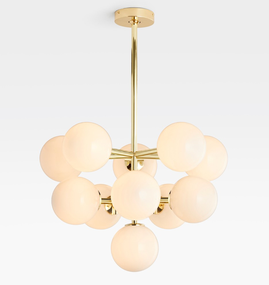 Allenglade 11 Light 6" Shades Chandelier | Rejuvenation