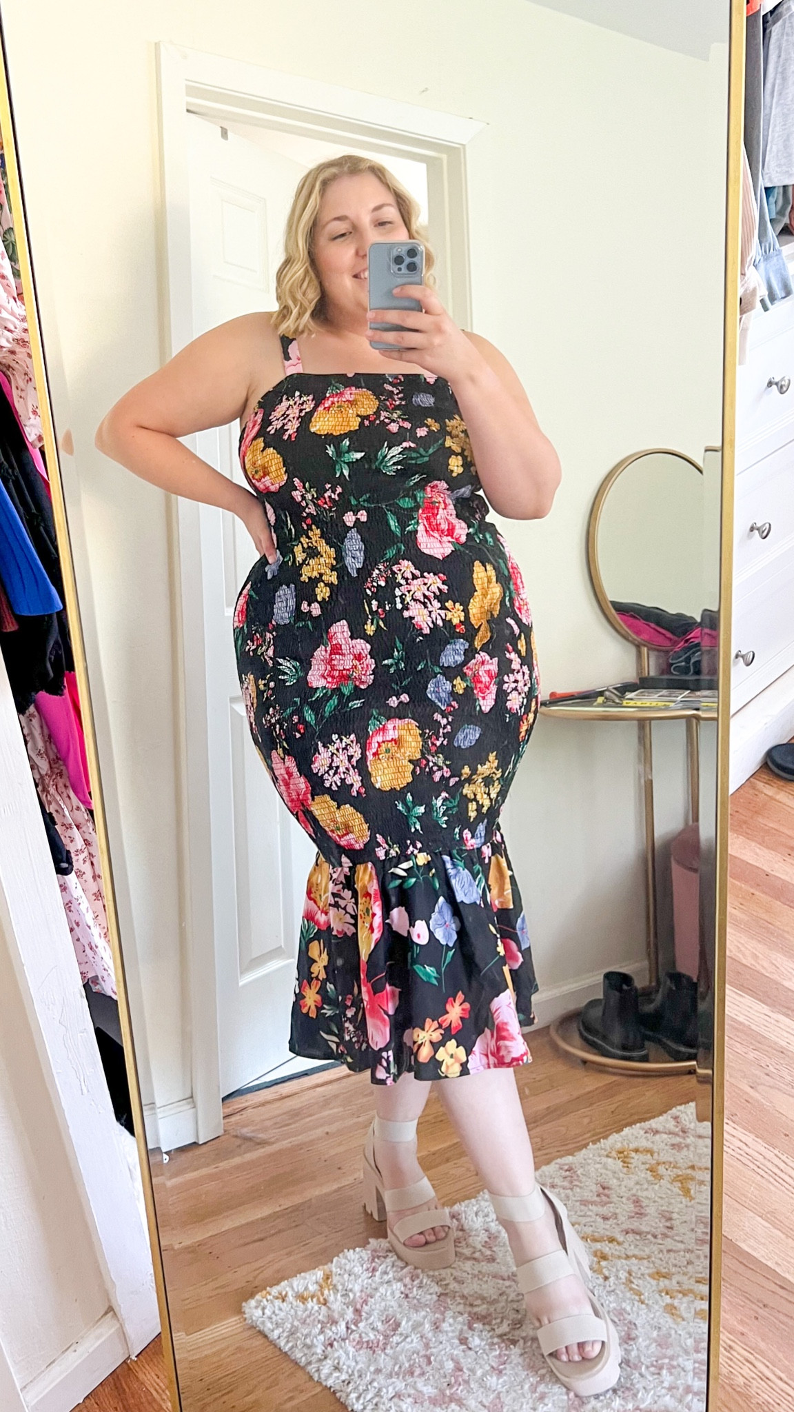 The most gorgeous and comfortable wedding guest dress for fall! I’m wearing a size XL! 

#LTKwedding #LTKplussize #LTKmidsize