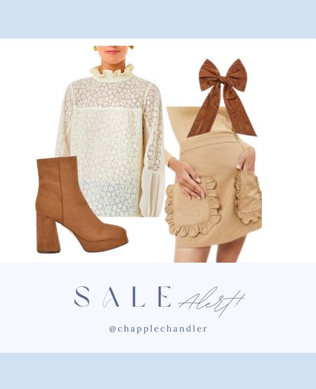 Sale alert! This would make the cutest fall outfit! I just ordered the boots, skirt and shoes for myself!

#LTKshoecrush #LTKsalealert #LTKfindsunder100