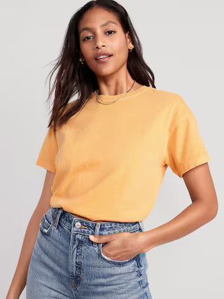 Vintage Crew-Neck T-Shirt for Women | Old Navy (US)