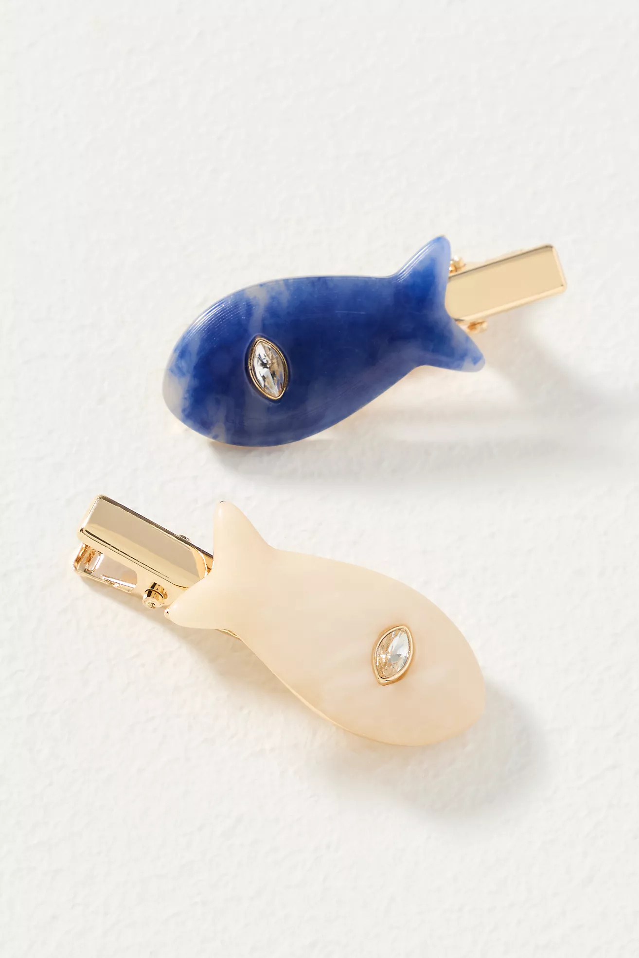 Stone Fish Hair Clips, Set of 4 | Anthropologie (US)