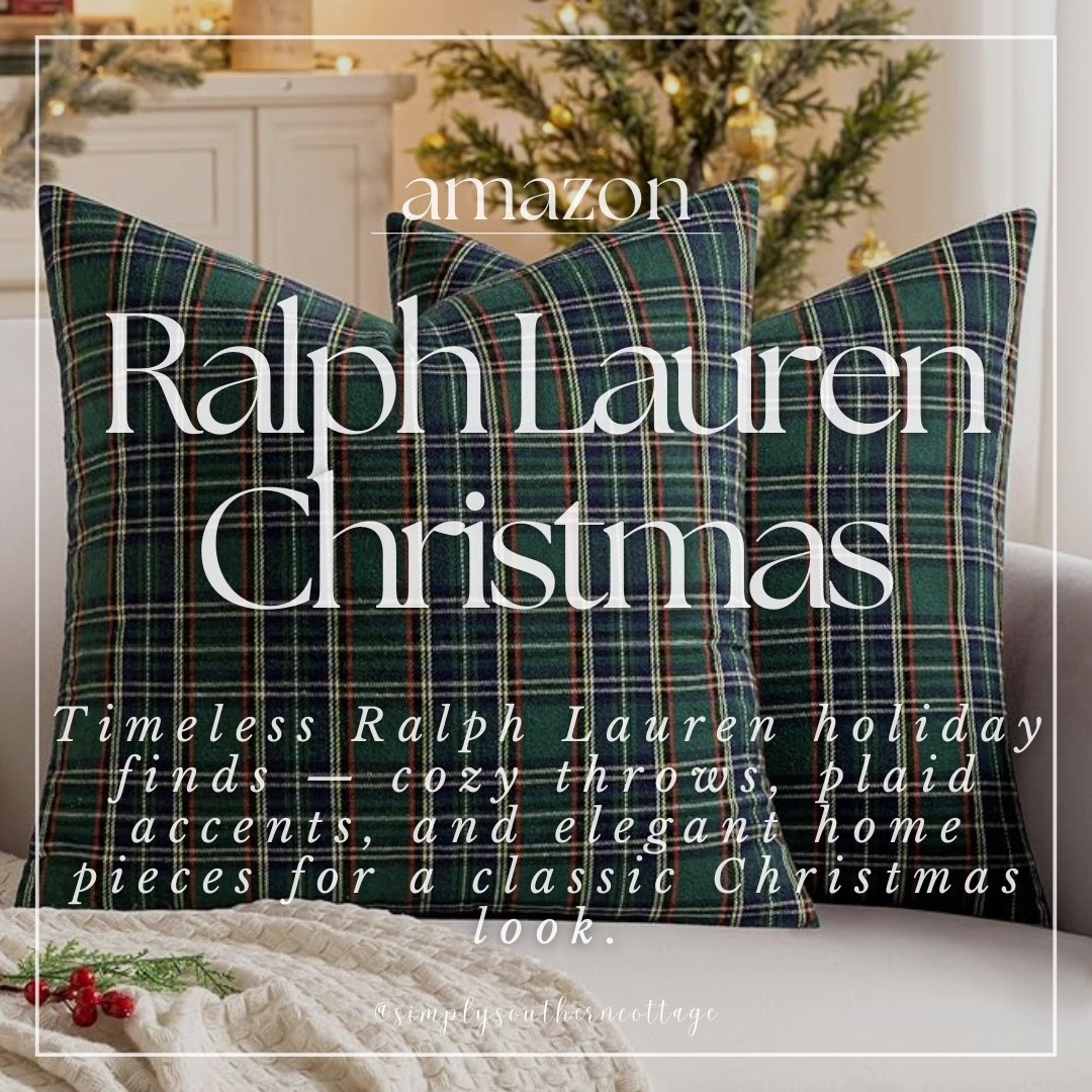 Ralph Lauren Christmas!
Timeless Ralph Lauren holiday finds - cozy throws, plaid accents, and elegant home pieces for a classic Christmas look.
-
-
-
Christmas must haves - from festive decor to cozy finds, these Amazon favorites bring instant holiday cheer to every corner of your home Amazon, Amazon home, Amazon home decor, seasonal home, seasonal home decor, holiday home decor, holiday home decor inspo, Christmas, Christmas decor, Christmas home decor, gift guide, gift ideas, wall art, elf on the shelf, Christmas trees, stockings, holiday pillows, bubble lights, Christmas tree star, wreath, arm chair

#LTKHome #LTKSeasonal