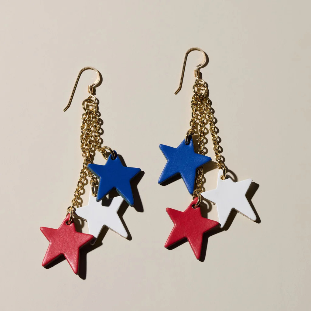 Bomb Pop Juno Star Dangle Earrings | Nickel and Suede
