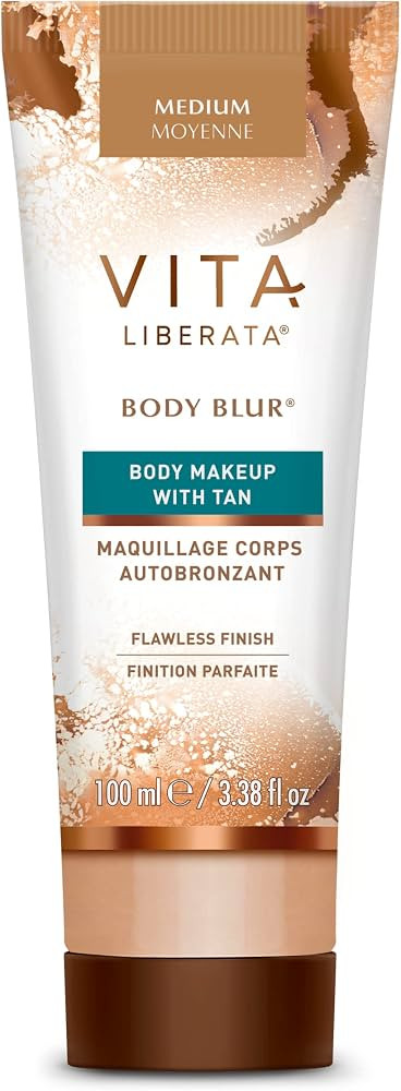 Vita Liberata Body Blur With Tan, Leg and Body Makeup. Skin Perfecting Body Foundation for Flawle... | Amazon (US)