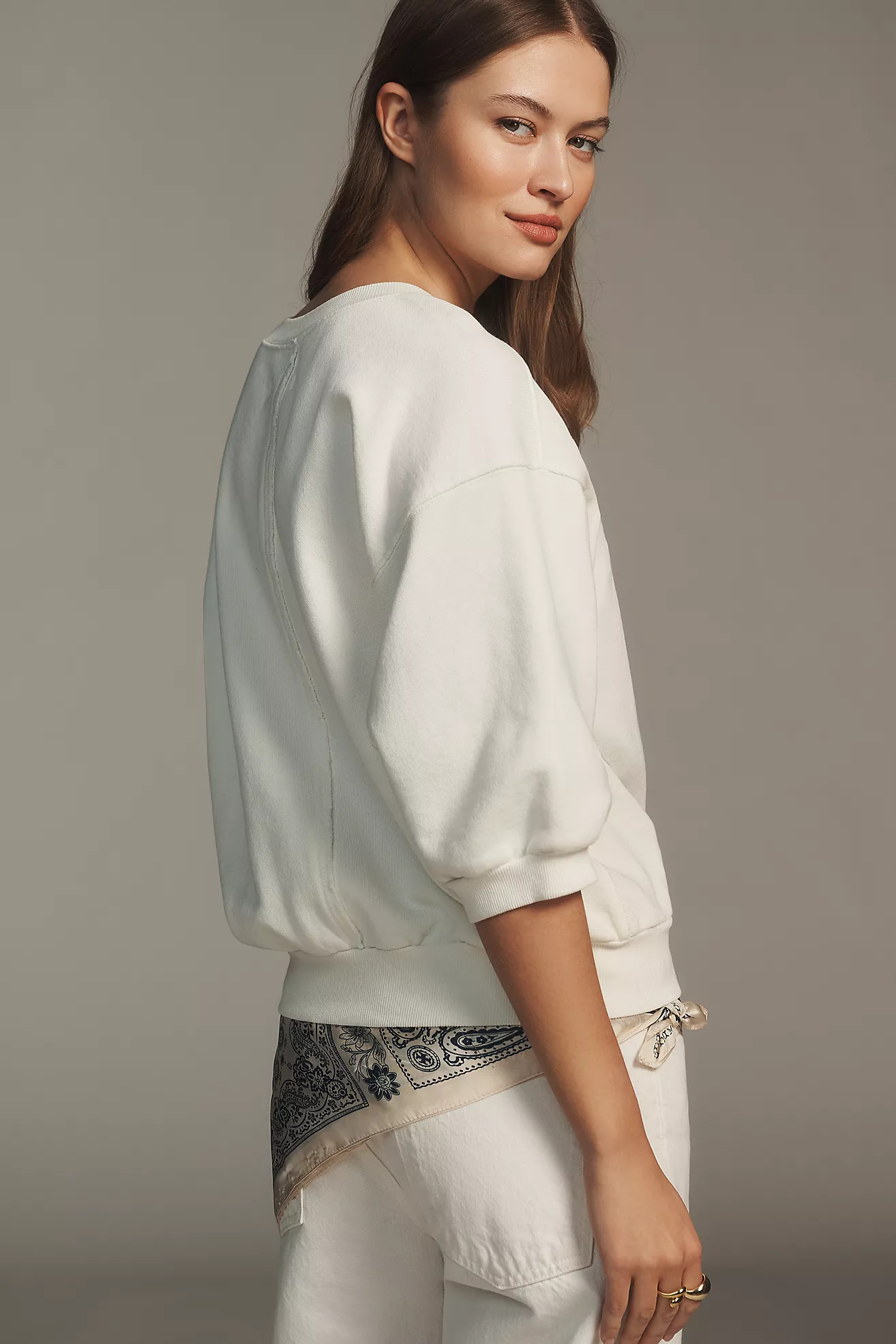 The Niki Bubble Sweatshirt by Pilcro | Anthropologie (US)