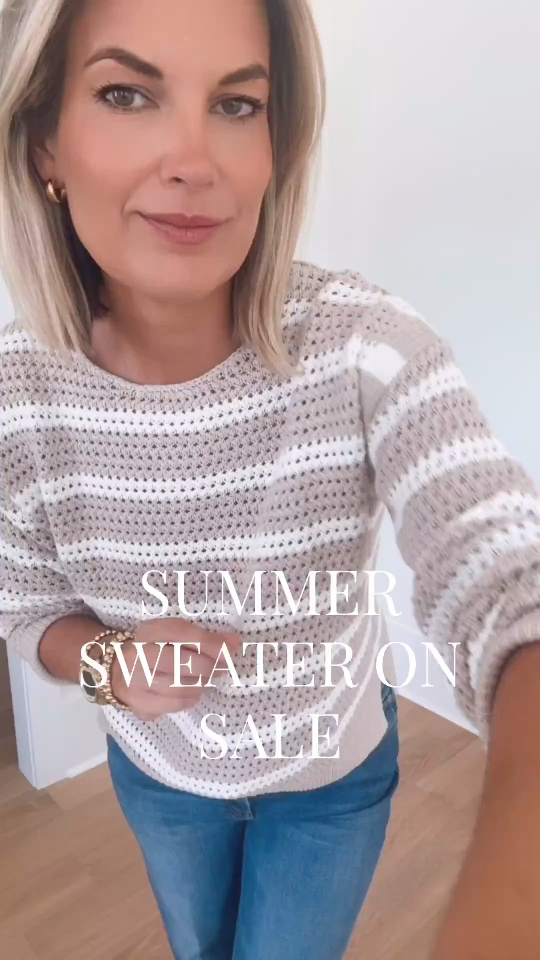 Open knit sweater. Great for this time of year. It’s cotton!  I sized up one to medium.  It’s on sale in the Nordstrom anniversary sale.

#LTKdayinmylife #LTKSeasonal #LTKOver40