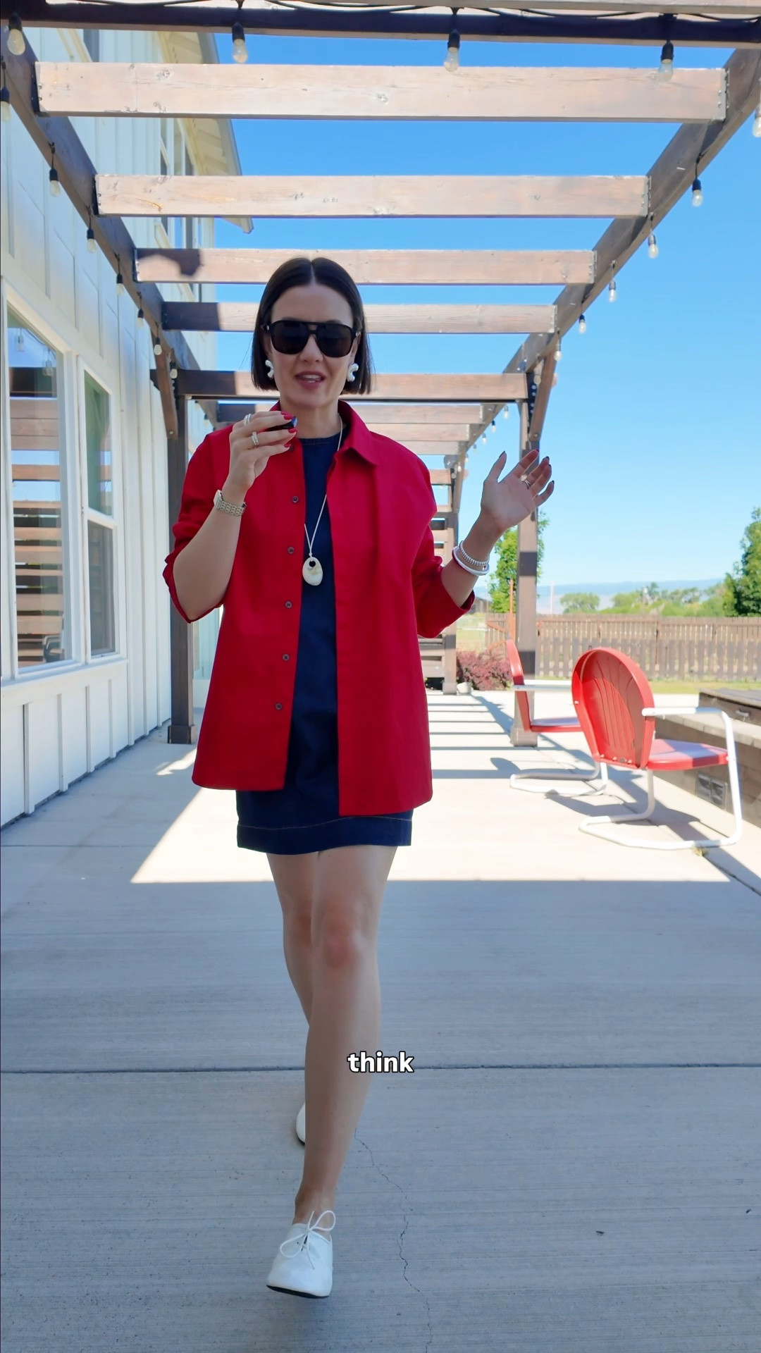 Red shirt is size S, linked similar denim dresses

#LTKsummer #LTKcanada #LTKdresses