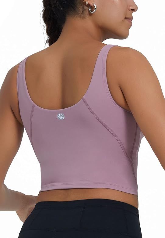 RUNNING GIRL Sports Bra for Women, Crop Tank Top Wirefree Padded Workout Running Shirts Yoga Bras... | Amazon (US)