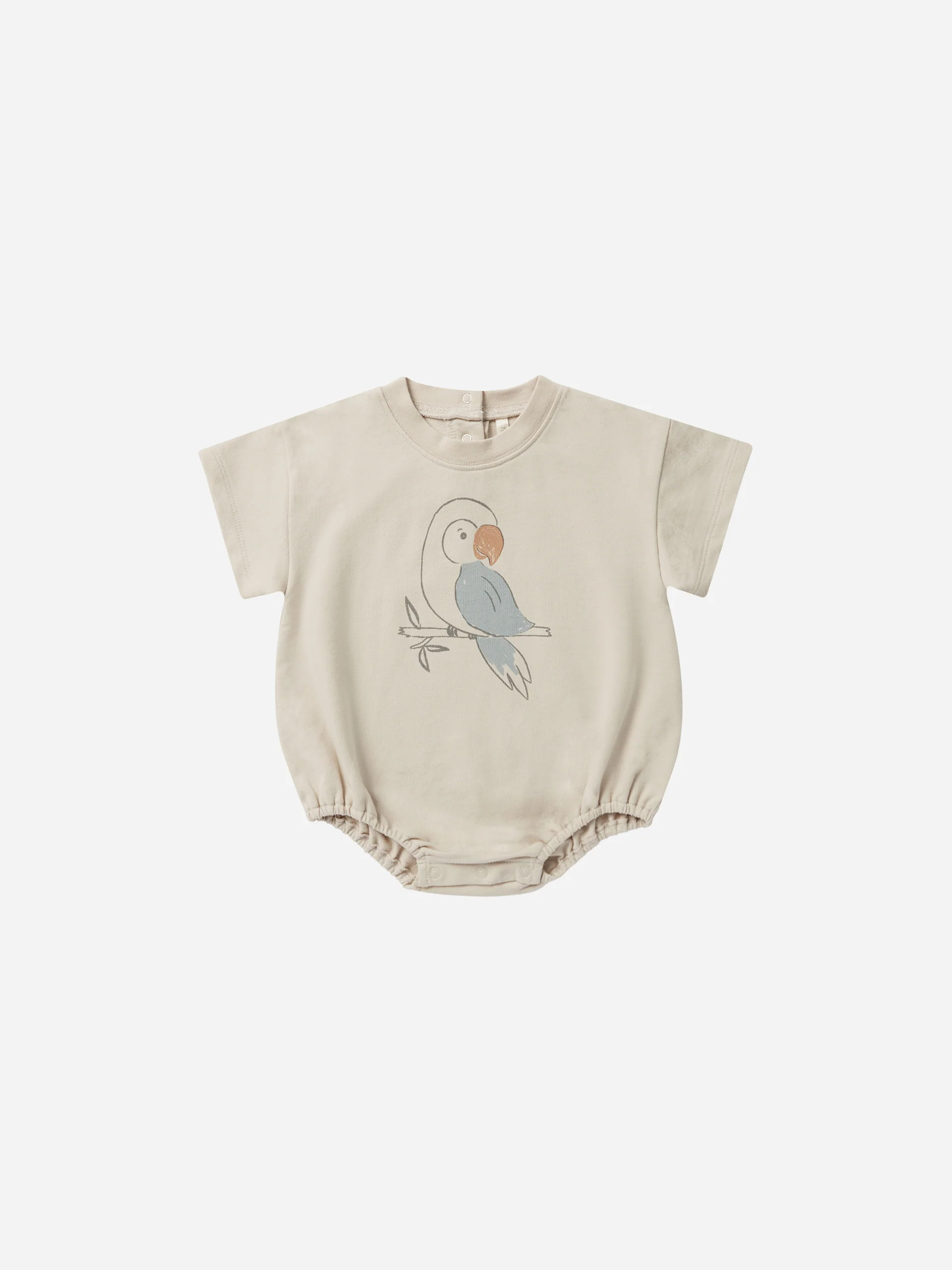Relaxed Bubble Romper || Parrot | Rylee + Cru