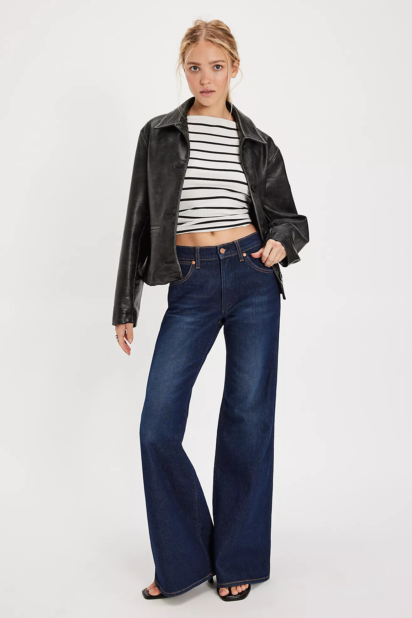 Wrangler 70s Flare Jeans | Free People (UK)