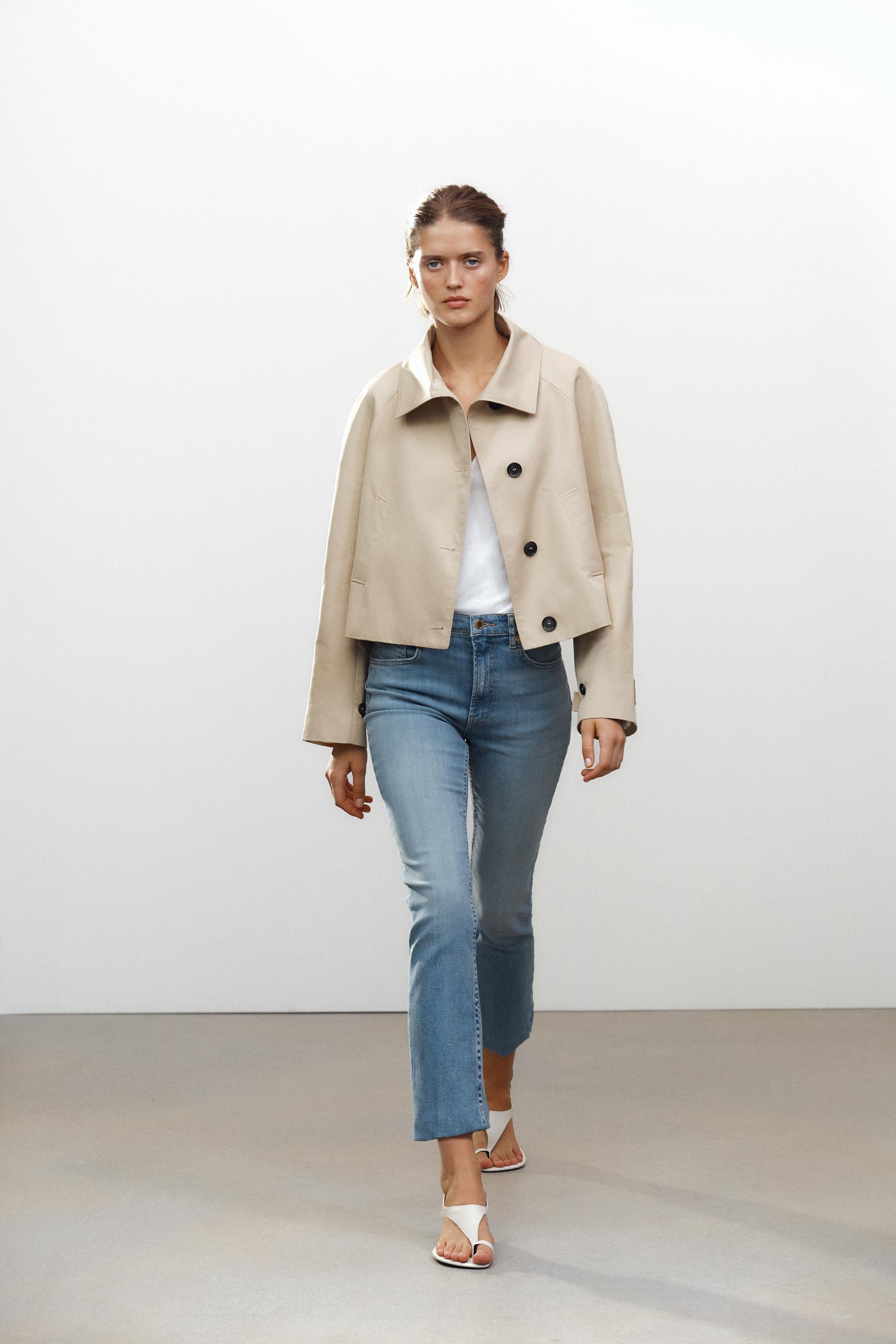 ZW COLLECTION SHORT TRENCH COAT | Zara UK