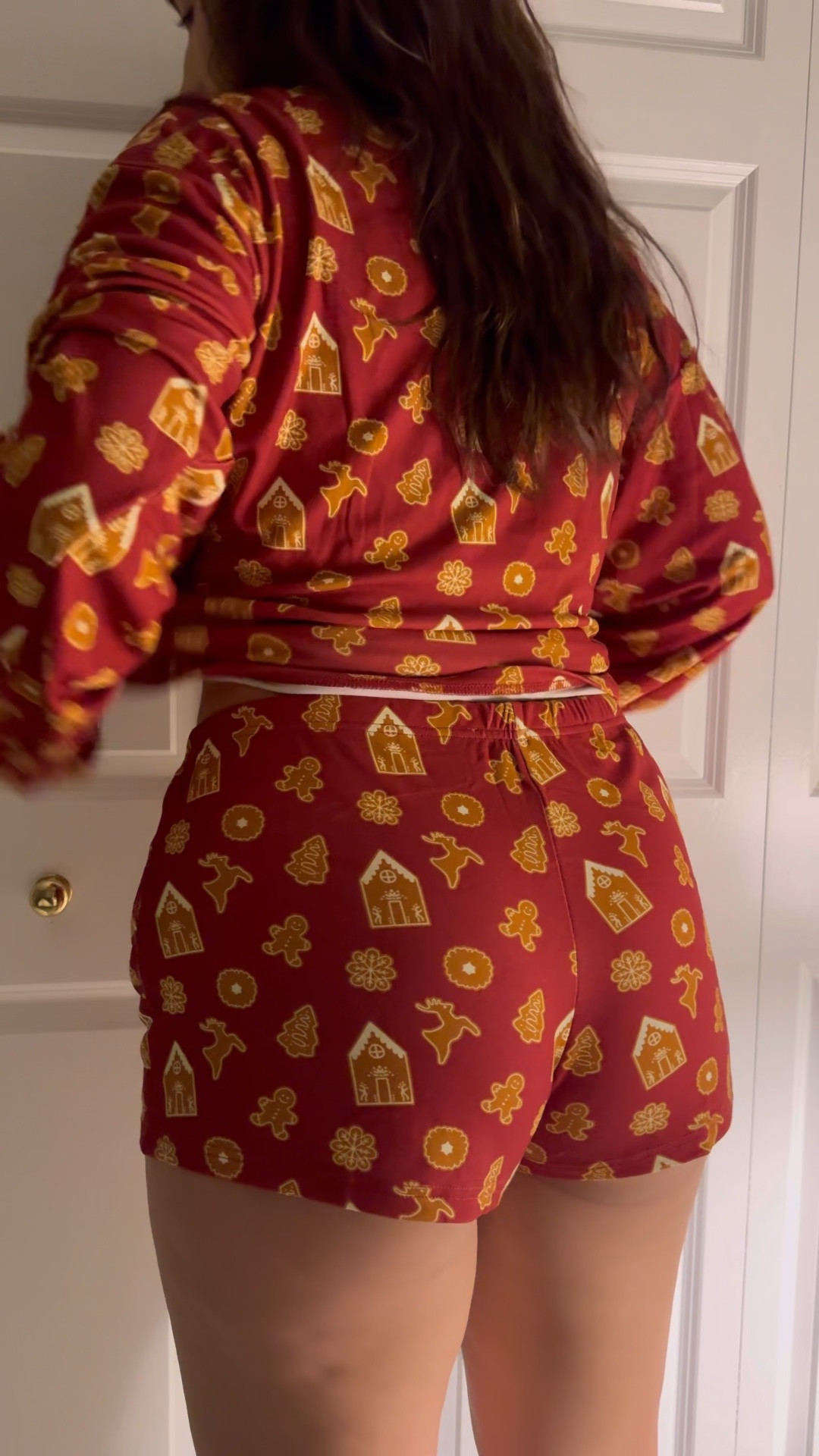 christmas pjs from grey bandit 
shorts: XL
top: L

#LTKhome #LTKfindsunder50 #LTKSeasonal