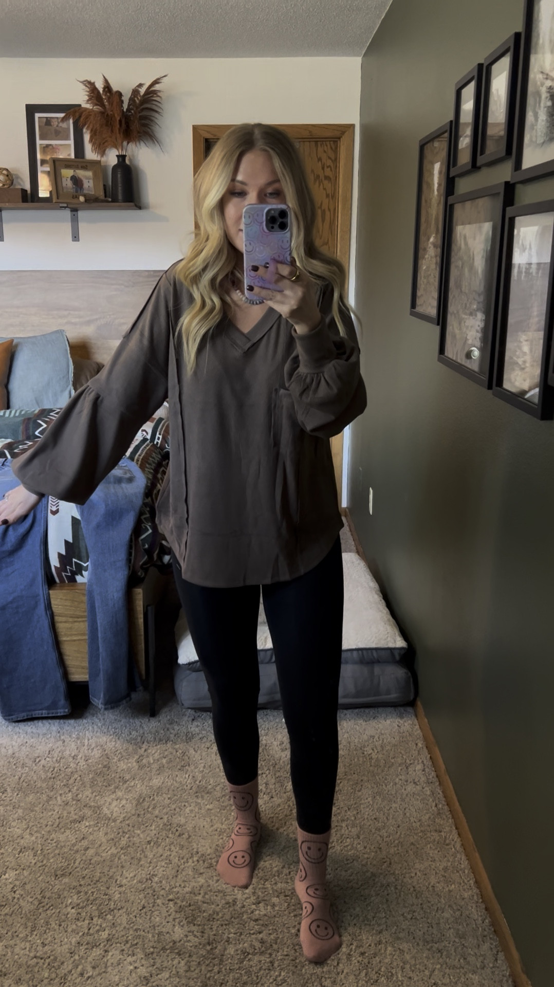 Loving the raw hem and chocolate color on this Amazon top ❤️ 
In my true size med. 


#LTKMidsize #LTKVideo #LTKFindsUnder50