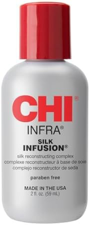 CHI Infra Silk Infusion, Silk Reconstructing Leave-In Hair Treatment for Creating Smooth, Shiny, ... | Amazon (US)